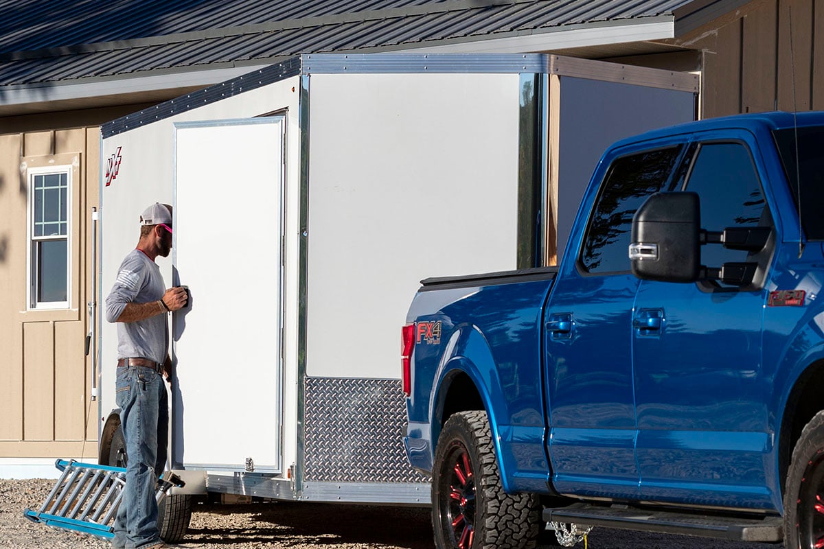 Triton NXT Series Enclosed AllAluminum Cargo/Snow Trailers w/Options